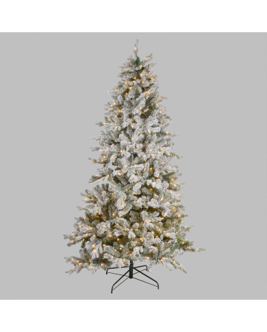 Abete realizzato in pvc+pe, altezza  240 cm, con 710 led bianco caldo, diam. 137 cm Abete realizzato in pvc+pe, altezza  240 cm, con 710 led bianco caldo, diam. 137 cm