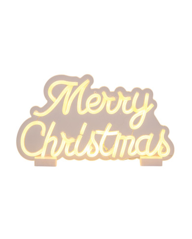 scritta Merry Christmas, 36x20 cm, led bianco caldo scritta Merry Christmas, 36x20 cm, led bianco caldo
