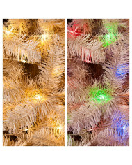 Stringa di luci morbida, con 200 SMD, lunghezza 20 m, dual color