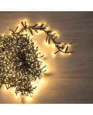 Catena miniled 20 m, 1000 miniled, col. traditional , 2 cm la distanza tra un led e l'altro, interno/esterno