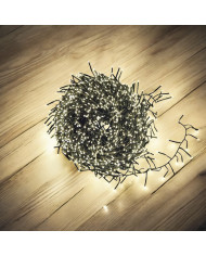 Catena miniled 20 m, 1000 miniled, col.bianco caldo  , 2 cm la distanza tra un led e l'altro, interno/esterno