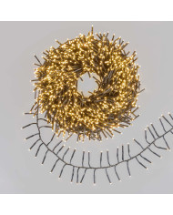 catena miniled 45 m, 3000 miniled con flash led, col. bianco caldo con flash bianco caldo. interno/esterno