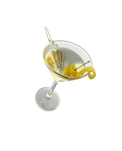 Decoro bicchiere Martini , vetro Decoro bicchiere Martini , vetro