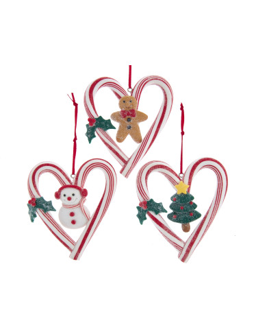 Cuore di candy stick, 10 cm, 3 modelli assortiti (il prezzo fa riferimento al singolo pezzo) Cuore di candy stick, 10 cm, 3 modelli assortiti (il prezzo fa riferimento al singolo pezzo)