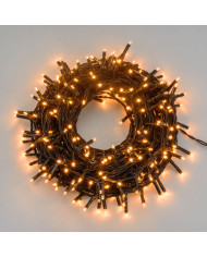 Catena TLG 180 miniled 4+13,1 m., telecomando con 8 giochi di luce, per interno/esterno, col. bianco caldo