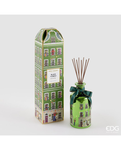 Profumatore bottiglia "rue de rivoli", 200 ml, h. 13.5 cm profumazione: foresta nera Profumatore bottiglia "rue de rivoli", 200 ml, h. 13.5 cm profumazione: foresta nera