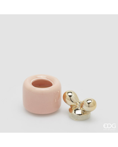 candela fiocco con profumo, h. 10 cm, diam. 8.5 cm, profumazione: frangipani candela fiocco con profumo, h. 10 cm, diam. 8.5 cm, profumazione: frangipani
