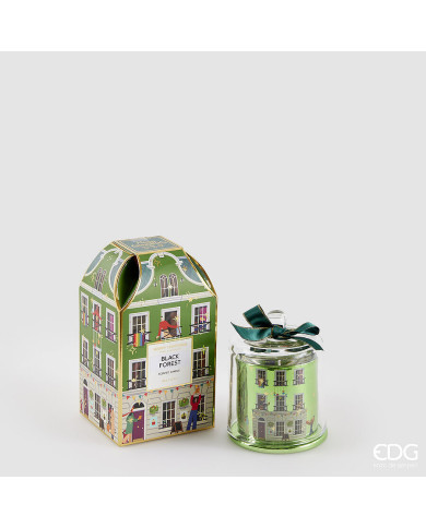 Candela "rue de rivoli", con profumo, h. 12 cm profumazione: foresta nera Candela "rue de rivoli", con profumo, h. 12 cm profumazione: foresta nera