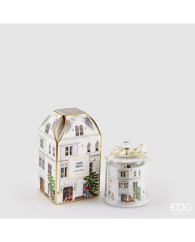Candela "rue de rivoli", con profumo, h. 12 cm profumazione: pepe nero Candela "rue de rivoli", con profumo, h. 12 cm profumazione: pepe nero