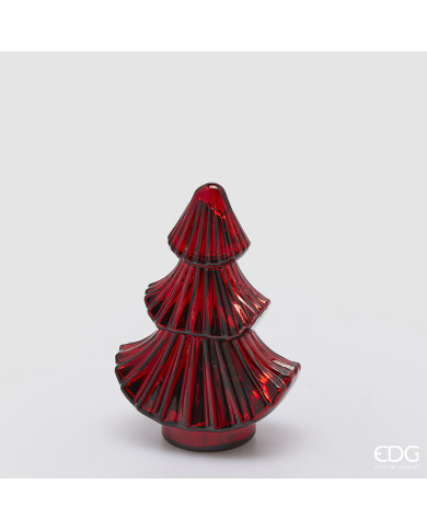 Candela pino righe, h. 20 cm, l. 8 cm, profumazione: mirtillo/melograno Candela pino righe, h. 20 cm, l. 8 cm, profumazione: mirtillo/melograno