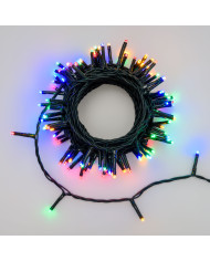 Catena TLG 180 miniled 4+13,1 m., telecomando con 8 giochi di luce, per interno/esterno, col. multicolor