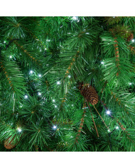 Catena TLG 360 miniled 4+25,7 m., telecomando con 8 giochi di luce, per interno/esterno, col. bianco freddo