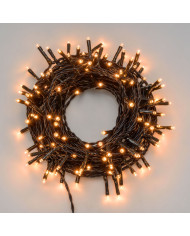 Catena TLG 1000  miniled 4+70,4 m., telecomando con 8 giochi di luce, per interno/esterno, col.traditional