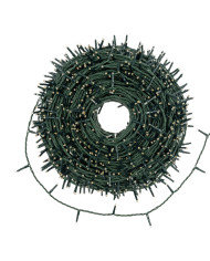 Catena TLG 1000  miniled 4+70,4 m., telecomando con 8 giochi di luce, per interno/esterno, col.traditional