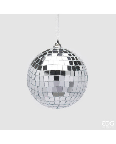 Sfera "specchio, plastica, diam. 10 cm, col. argento Sfera "specchio, plastica, diam. 10 cm, col. argento