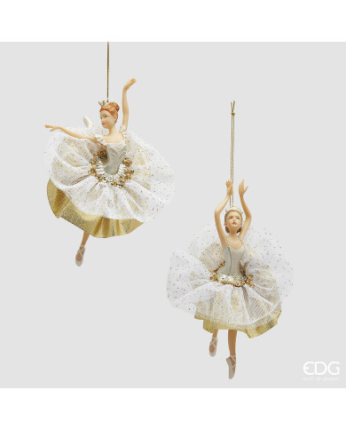 Addobbo Ballerina, 2 ass. , plastica, col. oro, h.18 cm (il prezzo fa riferimento al singolo pezzo) Addobbo Ballerina, 2 ass. , plastica, col. oro, h.18 cm (il prezzo fa riferimento al singolo pezzo)