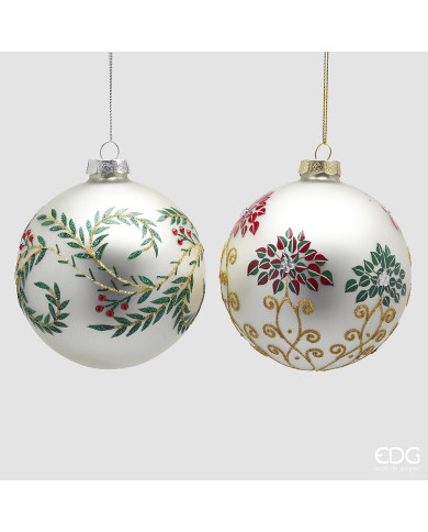 Sfera Stella di natale, 2 ass., diam. 10 cm, col. verde rosso (il prezzo fa riferimento alla singola sfera) Sfera Stella di natale, 2 ass., diam. 10 cm, col. verde rosso (il prezzo fa riferimento alla singola sfera)