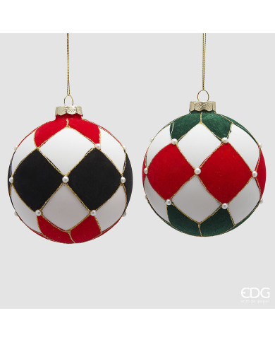 Sfera scacchi, vetro, diam. 10 cm, 2 ass., col. bianco nero verde (il prezzo fa riferimento alla singola sfera) Sfera scacchi, vetro, diam. 10 cm, 2 ass., col. bianco nero verde (il prezzo fa riferimento alla singola sfera)