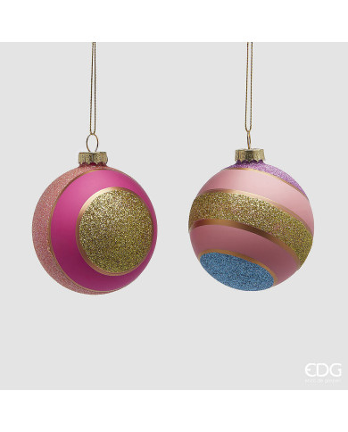 Sfera multicolor, vetro, diam. 8 cm, 2 ass. col. multicolor (il prezzo fa riferimento al singolo pezzo) Sfera multicolor, vetro, diam. 8 cm, 2 ass. col. multicolor (il prezzo fa riferimento al singolo pezzo)
