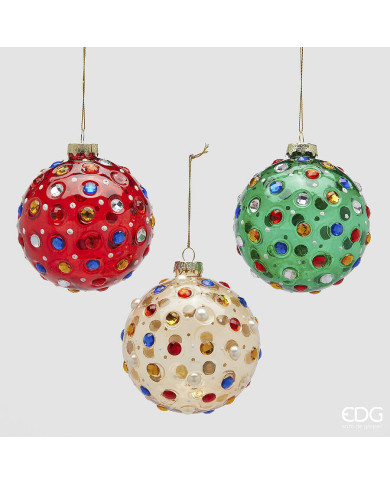 Sfera super gemme, vetro, diam. 10 cm, col. multicolor (il prezzo fa riferimento alla singola sfera) Sfera super gemme, vetro, diam. 10 cm, col. multicolor (il prezzo fa riferimento alla singola sfera)
