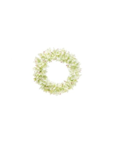 Corona ortensia diam. 45 cm col. verde chiaro