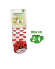 Calzini antiscivolo coccinella 2-4 anni