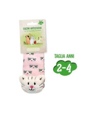 Calzini antiscivolo gatto 2-4 anni