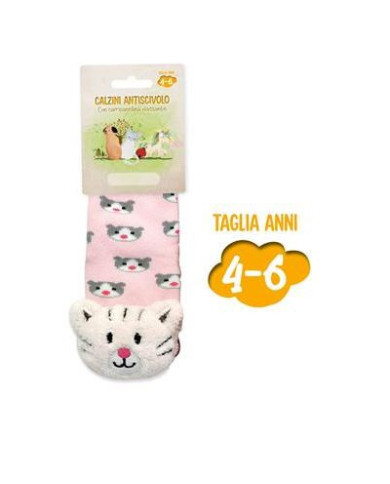 Calzini antiscivolo gatto 4-6 anni