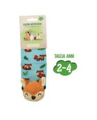 Calzini antiscivolo volpe 2-4 anni