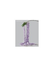 Glicine chic ramo 3 fiori h 250 cm col. lavanda